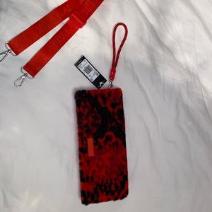 Adidas and IVY PARK FAUX fur clutch